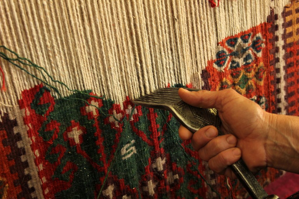 Réparation de tapis d'Orient